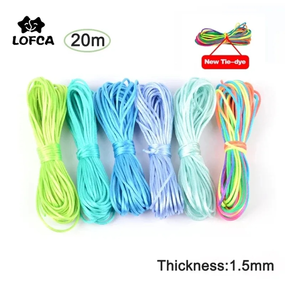 Knotting Cord Silk - 20m/Lot DIY Naylon Kordonlar 1.5mm Emzik