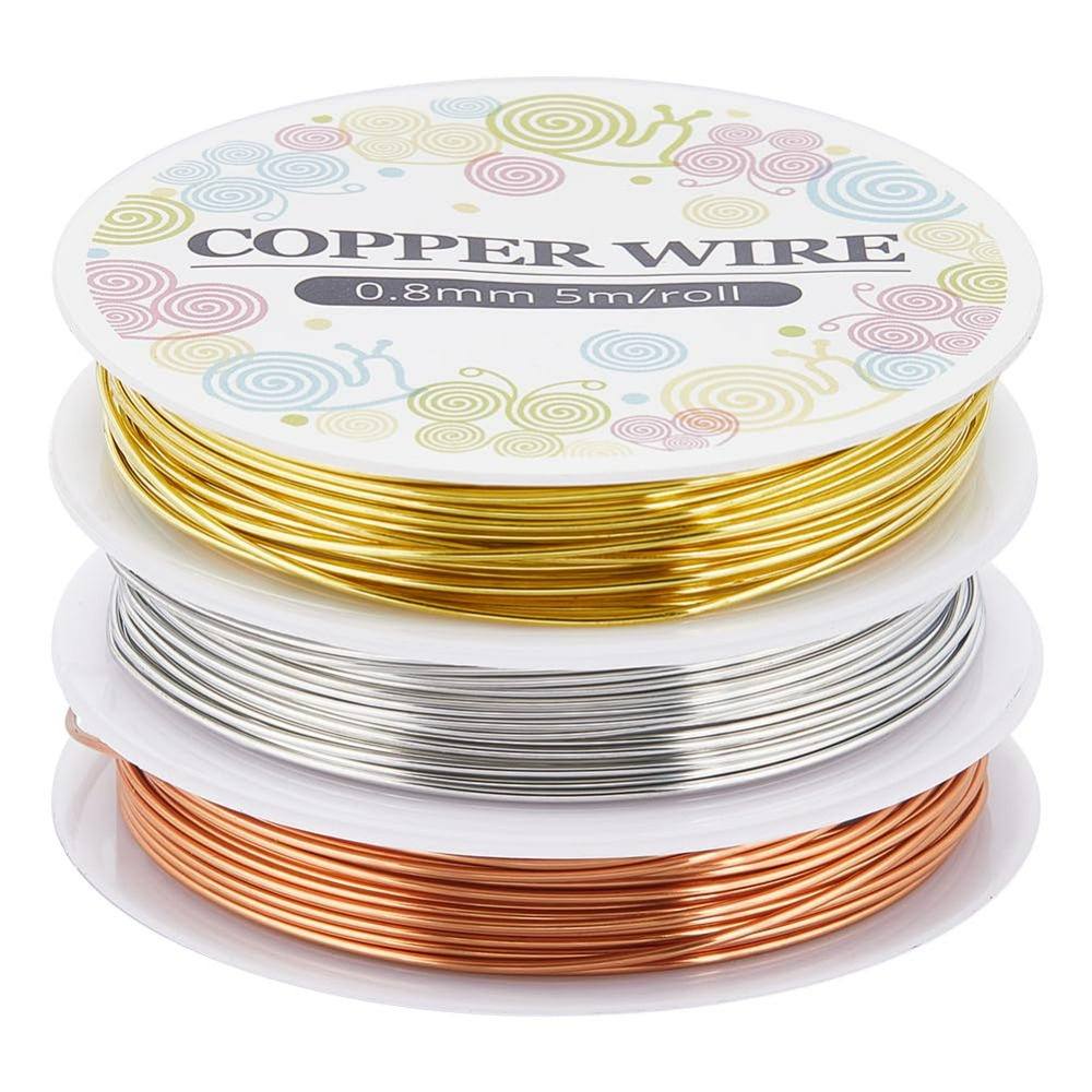 Jewelry Making With Copper Wire - 12.8 M Bakır Takı Teli 0.8mm