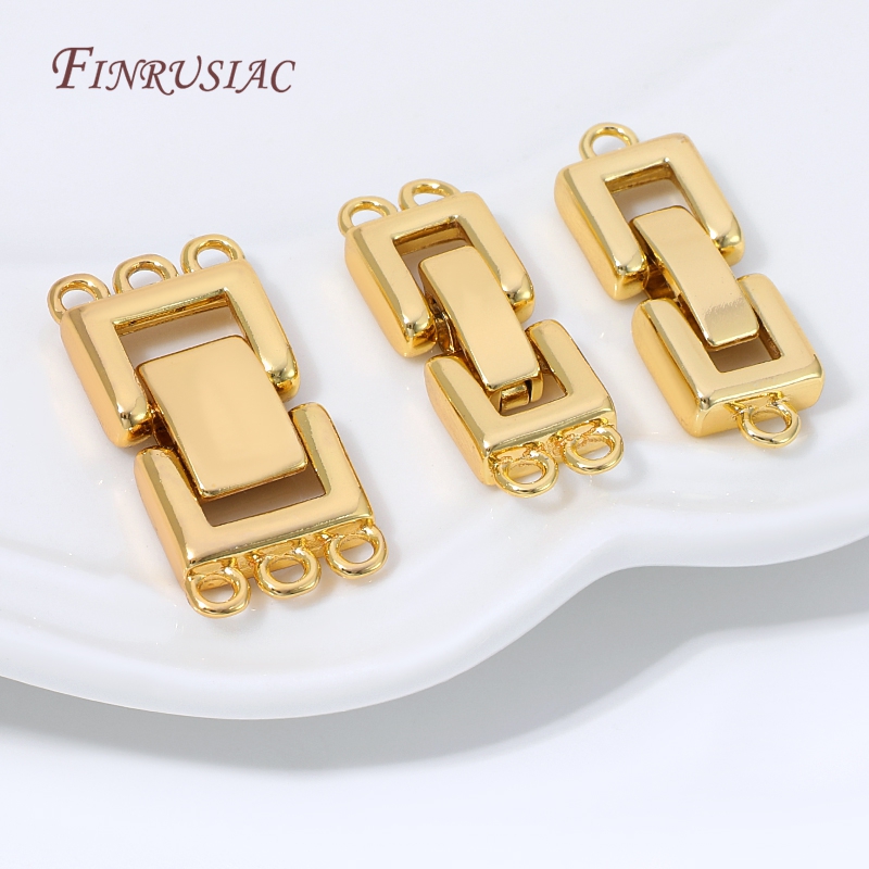 Jewelry Making Name - 18K Altın Kaplama Çok Telli Klipsli