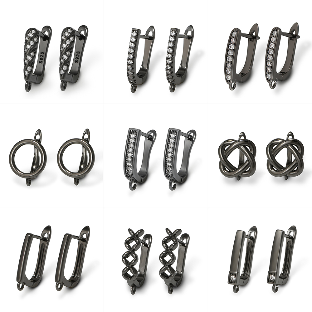 Jewelry Making Name - YANASI 1 Çift Silah Siyah Pirinç
