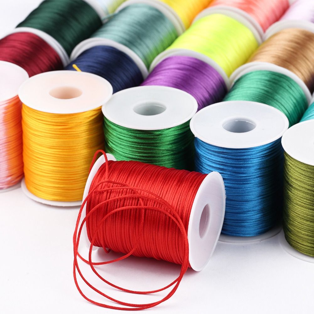 Knotting Cord Silk - 100m Craft String 1.5mm Saten Rattail