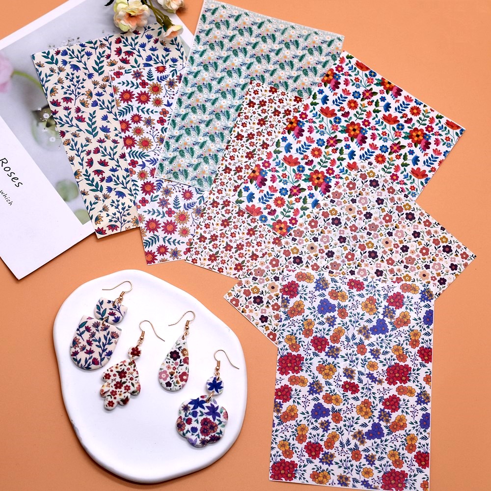 Jewelry Making Course - SNASAN DIY Görkemli Çiçek Suluboya Transfer