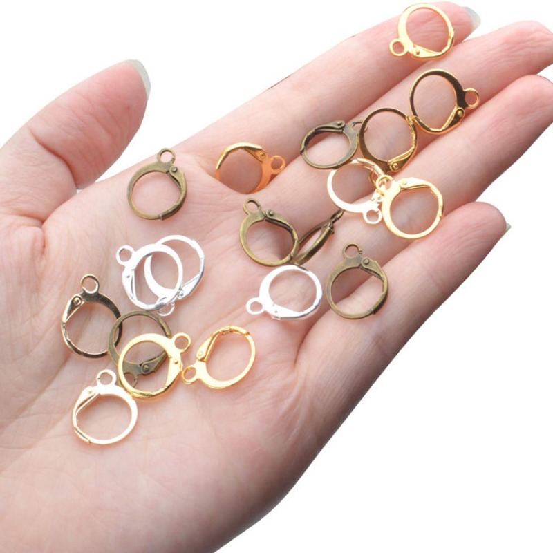 30 adet/lot Moda Fransız Küpe  - Jewelry Making With Copper Wire incelemesi ve fiyatı
