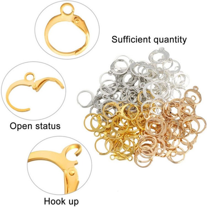 30 adet/lot Moda Fransız Küpe  - Jewelry Making With Copper Wire incelemesi ve fiyatı