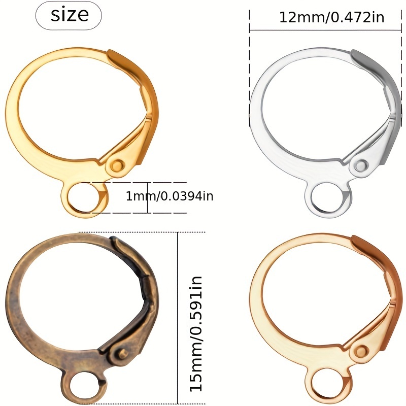 30 adet/lot Moda Fransız Küpe  - Jewelry Making With Copper Wire incelemesi ve fiyatı