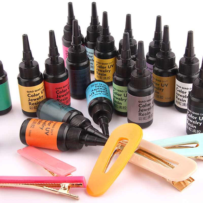 Renkli sert UV reçine tutkal u - Jewelry Making Glue incelemesi ve fiyatı