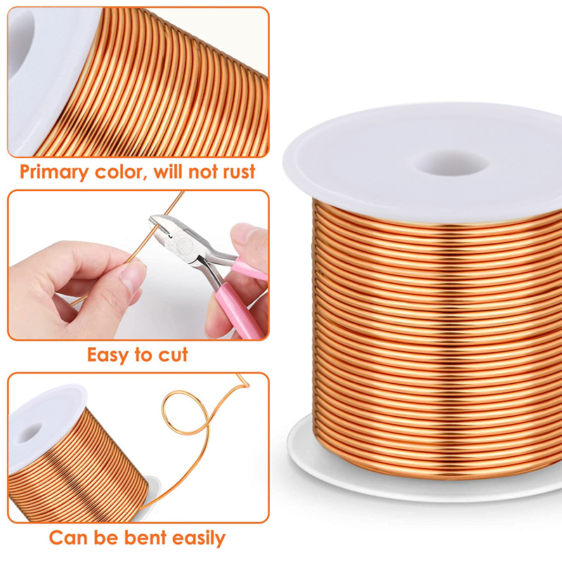 1-3 Rulo Yumuşak Bakır Tel Ele - Jewelry Making With Copper Wire incelemesi ve fiyatı