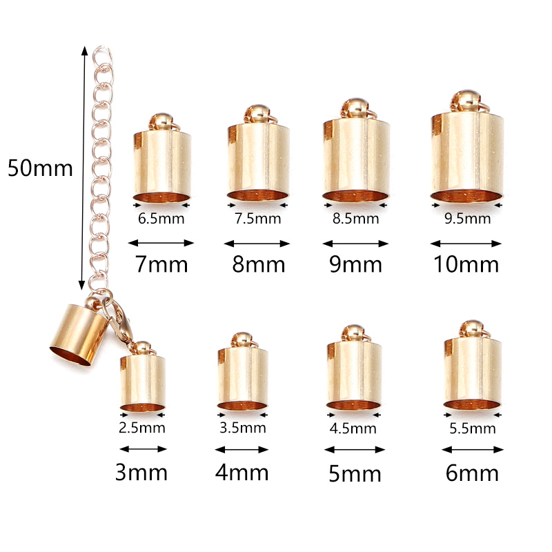 10 takım deri kordon uç kapakl - Jewelry Making Name incelemesi ve fiyatı