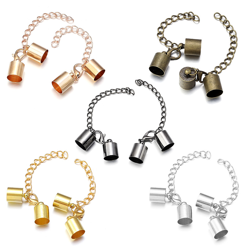 10 takım deri kordon uç kapakl - Jewelry Making Name incelemesi ve fiyatı