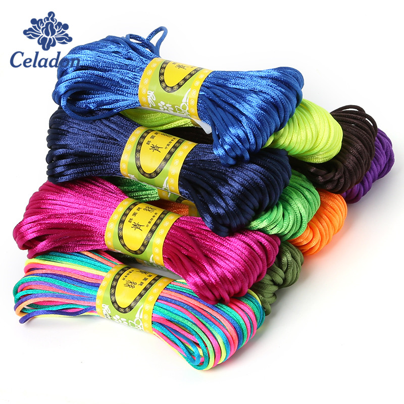 2mm 20 metre yumuşak saten Rat - Knotting Cord Silk incelemesi ve fiyatı