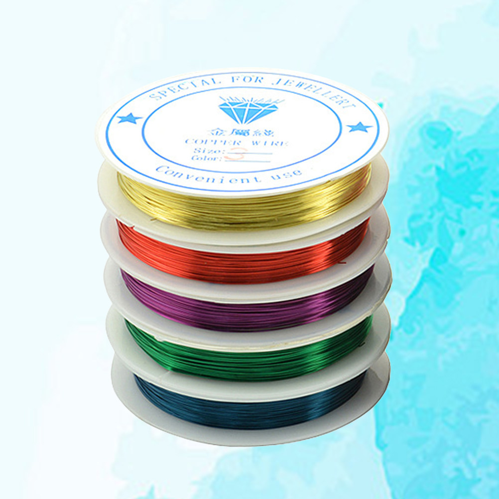 5 Rulo Renkli 0.5mm Yüksek İle - Jewelry Making With Copper Wire incelemesi ve fiyatı