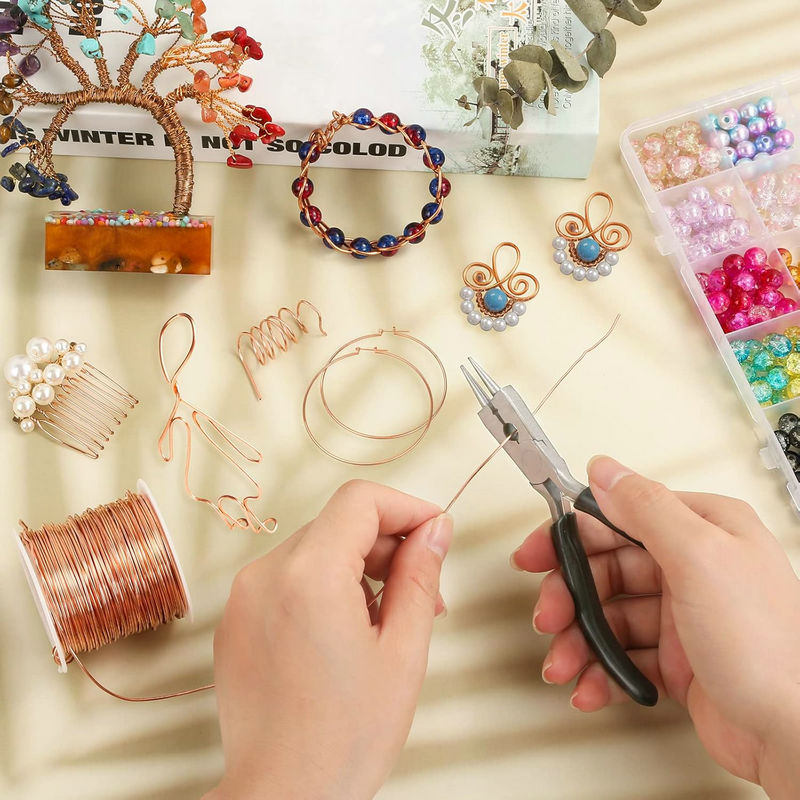 0.3-1.0mm Takı Bakır Tel Karar - Jewelry Making With Copper Wire incelemesi ve fiyatı