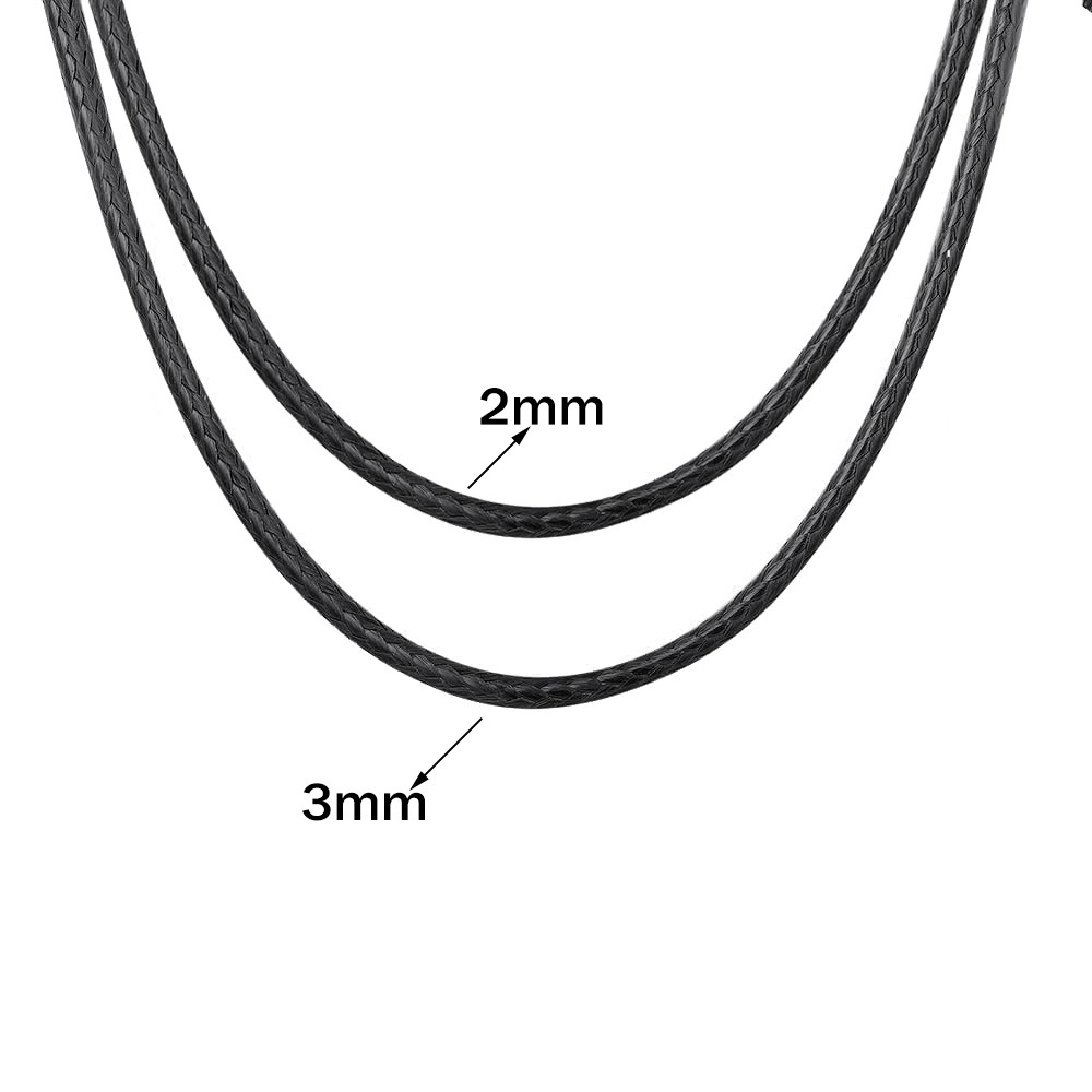 2MM/3MM 45/50/60cm Siyah Su Ge - Jewelry Making Wax incelemesi ve fiyatı